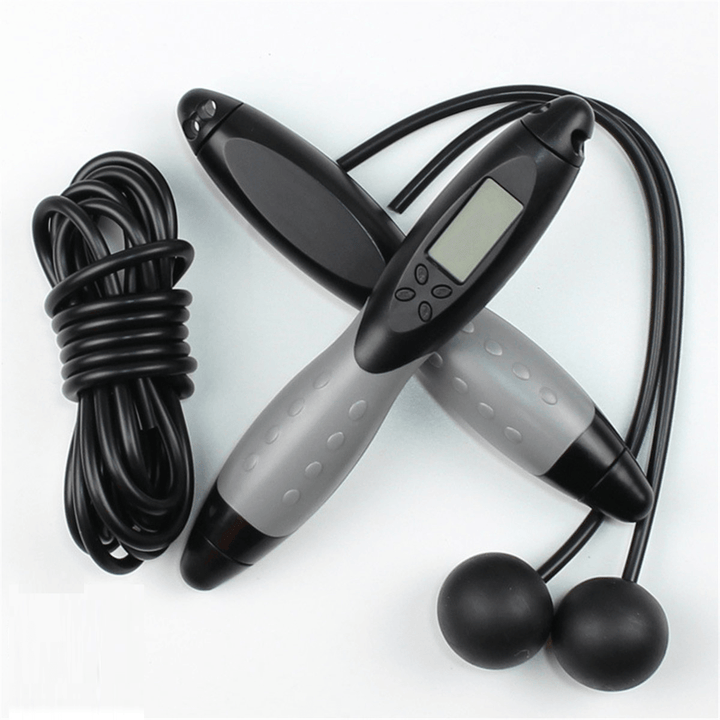 Intelligent Electronic Counting Rope Jumping Skipping Adult Indoor Fitness Exercise Equipment - Trendha