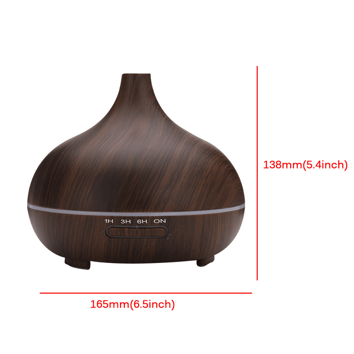 300ML Essential Diffuser Aromatherapy LED Ultrasonic Humidifier Air Purifier - Trendha