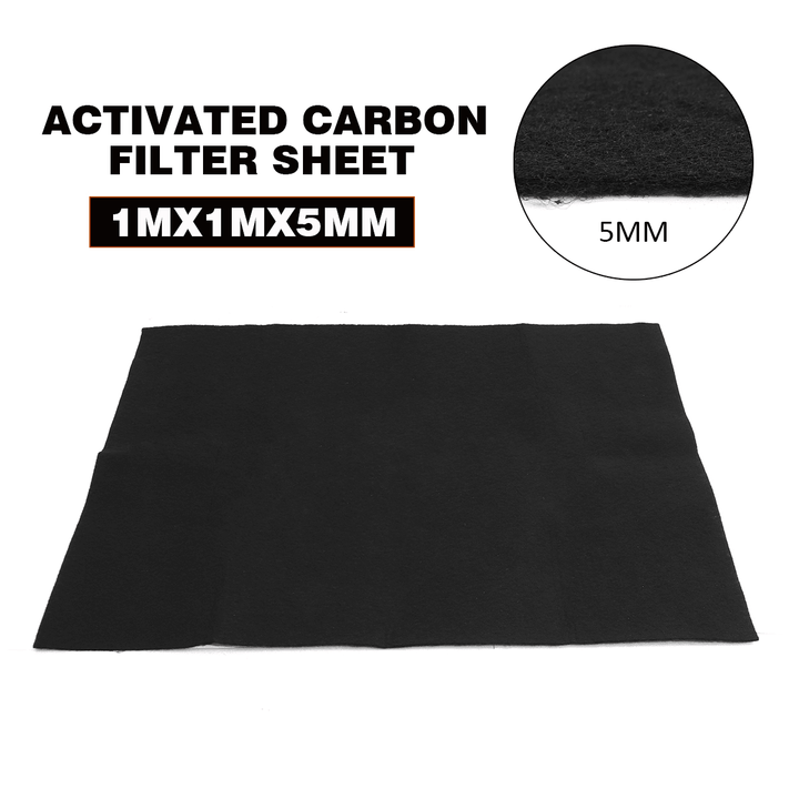 1Pcs Square Universal Activated Carbon Foam Sponge Air Filter Sheet Pad 1Mx1M X0.5/1Cm - Trendha