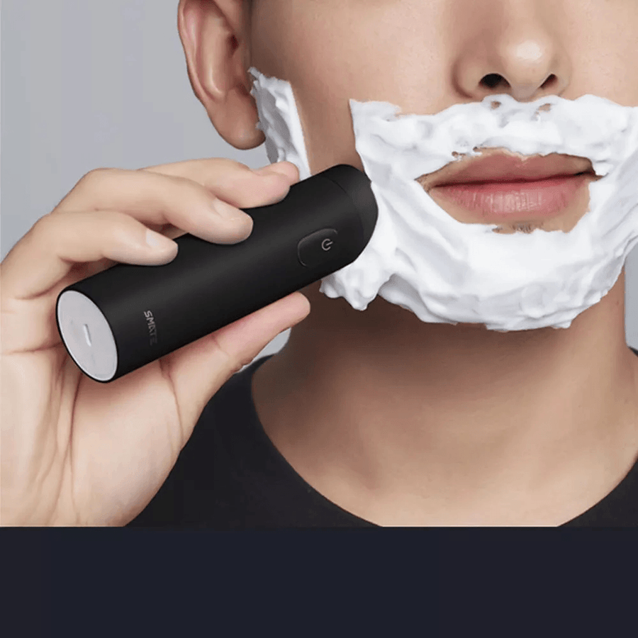 SMATE Mini Electric Shaver Razor 4500Rpm USB Rechargeable Waterproof Beard Hair Removal Machine Portable from Ecosystem - Trendha
