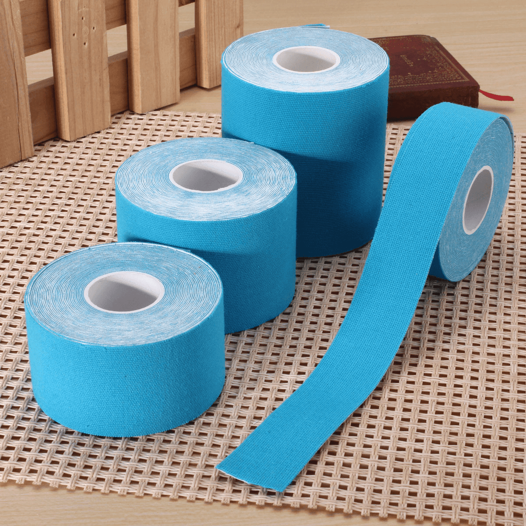 1Pc 5M Self-Adhesiv Elastic Sport Muscle Sport Tape Bandage Physio Strain Support Pain Relief Roll - Trendha