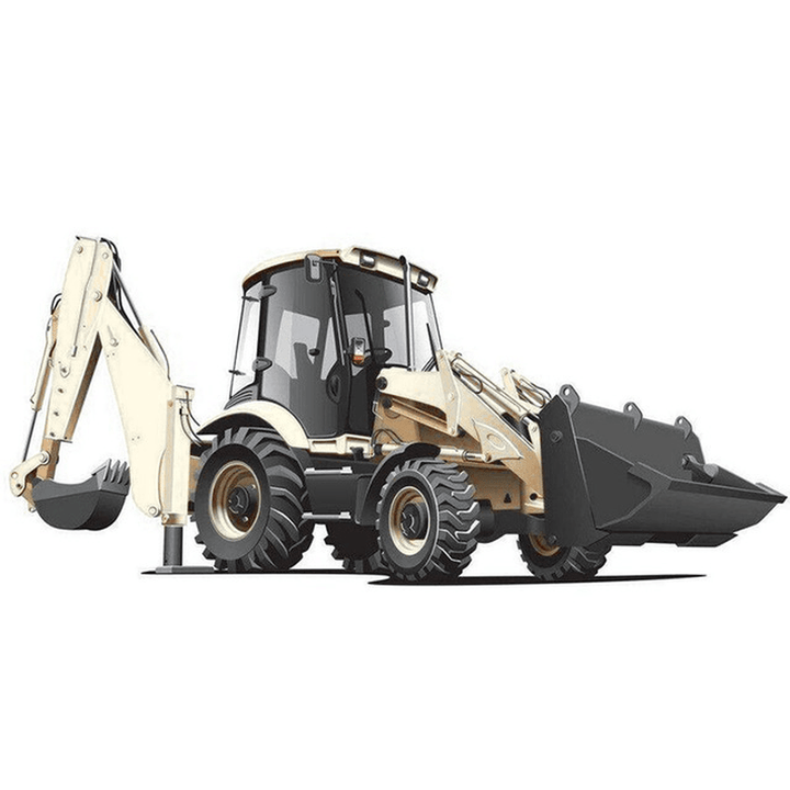 1:50 Alloy ABS Diecast Excavator 4 Wheel Loader Two Way Forklift Bulldozer Backhoe Loader Model Truck Toys Gifts Collection - Trendha