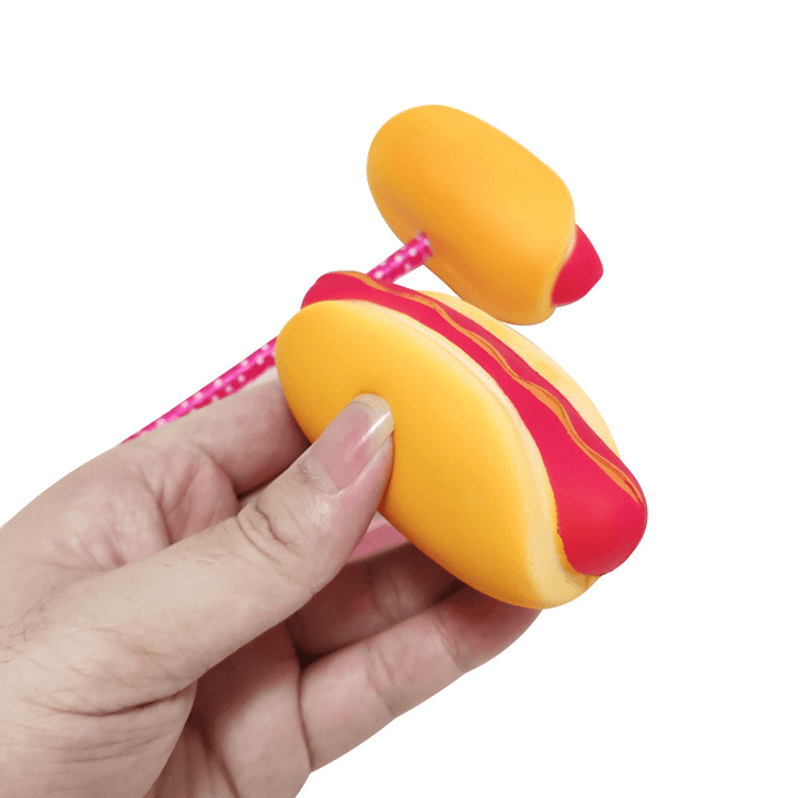 Donut Hot Dog Squishy Slow Rising Rebound Writing Simulation Pen Case with Pen Gift Decor Collection with Packaging - Trendha