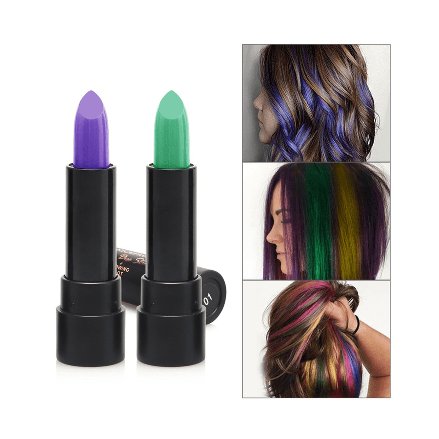 6 Colors Hair Dyeing Stick Non-Toxic Hair Salon DIY Hair Coloring - Trendha