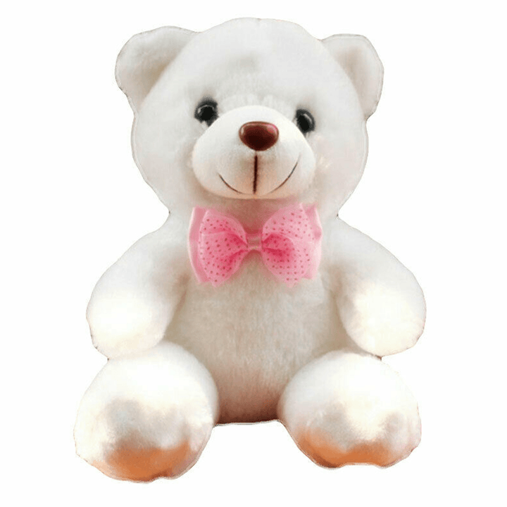Girls Baby Cute Soft Stuffed Plush Teddy Bear Toy with LED Light up for Kids Xmas Gift - Trendha