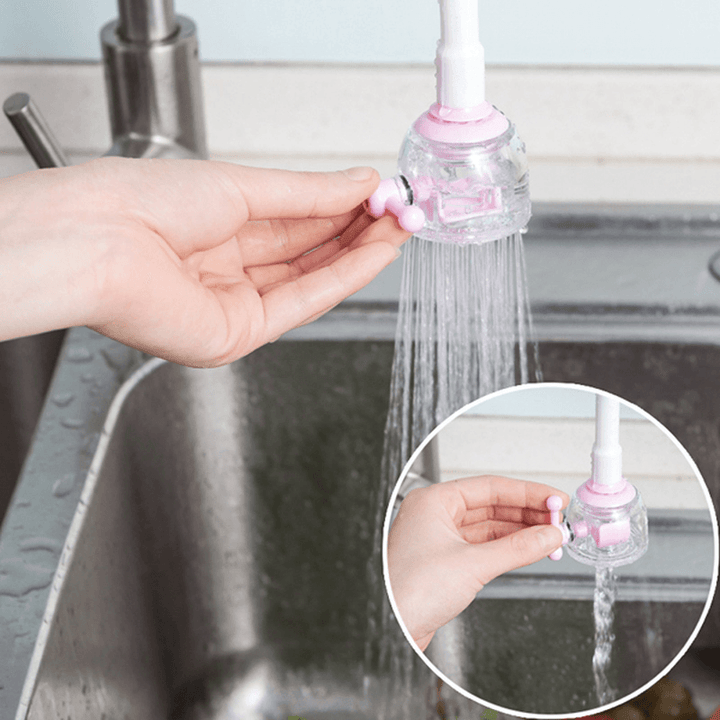 Rotatable anti Splash Water Saving Devices Water Nozzle Filter Valve Kitchen Faucet Accessories - Trendha