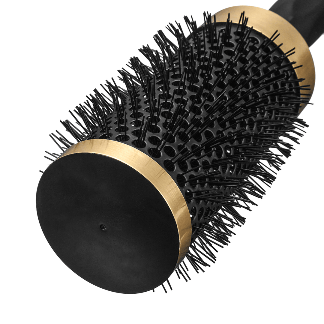 1 Piece round Curling Hair Comb Plastic Black Salon Barber Hairdressing Styling Tool - Trendha