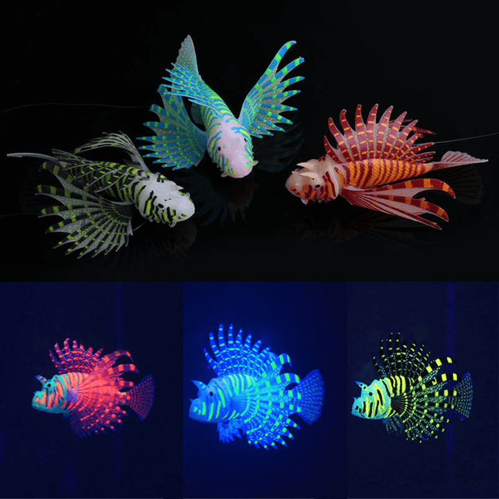Yani Aquarium Ornament Glowing Effect Silicone Artificial Decoration for Fish Tank - Trendha
