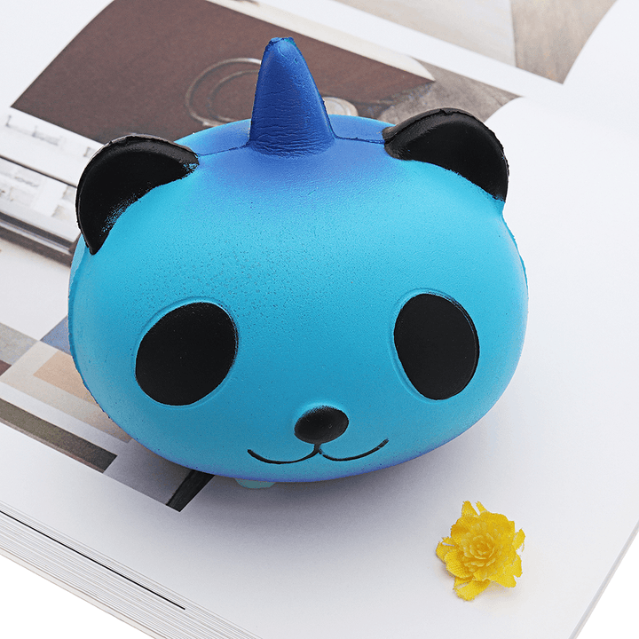 Sanqi Elan Galaxy Panda Unicorn Squishy 9.5*9*7.5Cm Slow Rising with Packaging Collection Soft Toy - Trendha