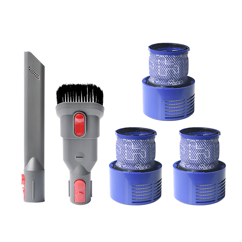 5Pcs Replacements for Dyson V7 V8 V10 Vacuum Cleaner Parts Accessories Filters*3 Brush Heads*2 [Non-Original] - Trendha
