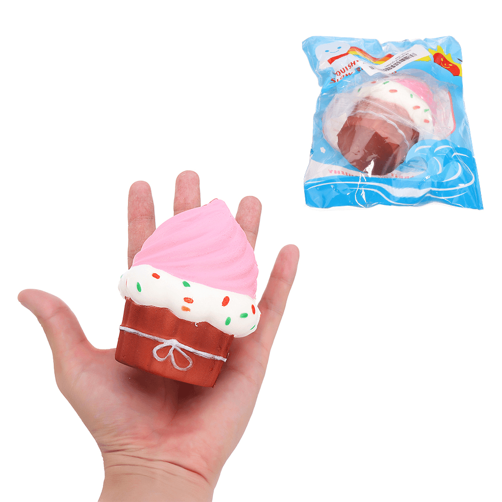 Puff Cake Squishy 10*8.5CM Slow Rising with Packaging Collection Gift Soft Toy - Trendha