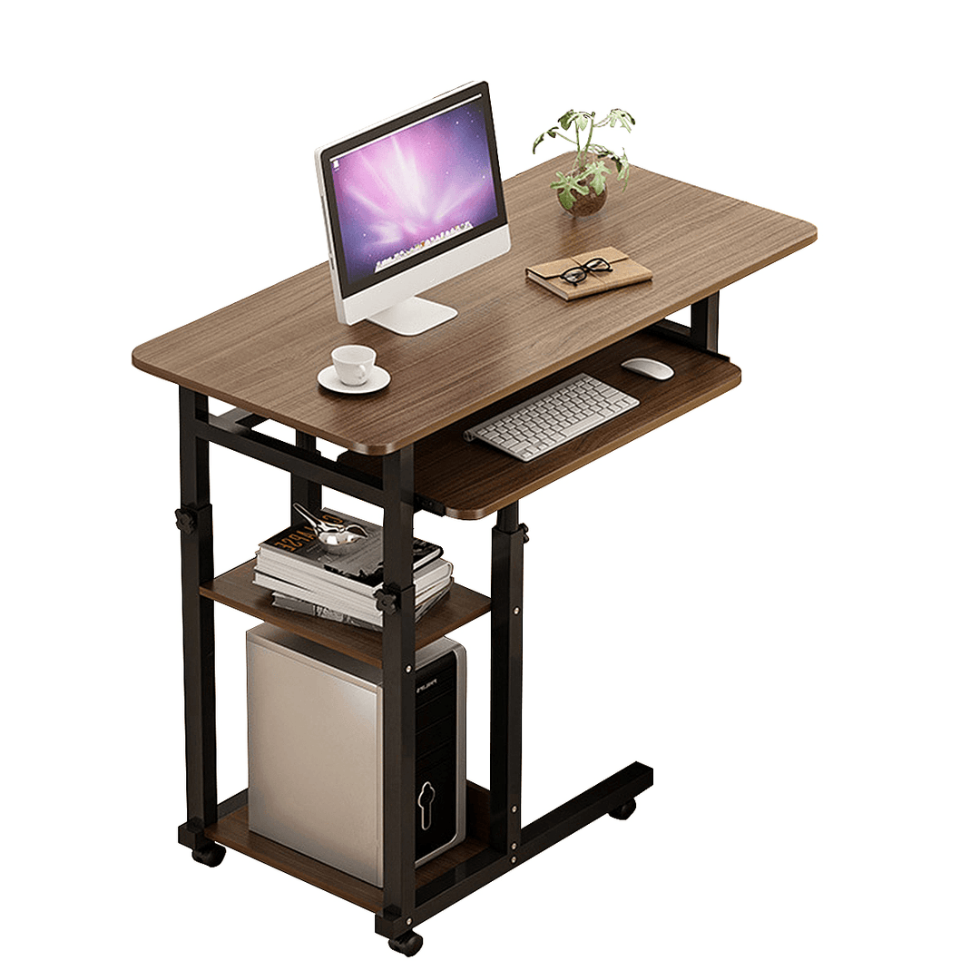 4 Layers Laptop Desk Table Adjustable Portable Notebook Computer Table Trolley Sofa Bed Tray Writing Study Desk for Home Office - Trendha
