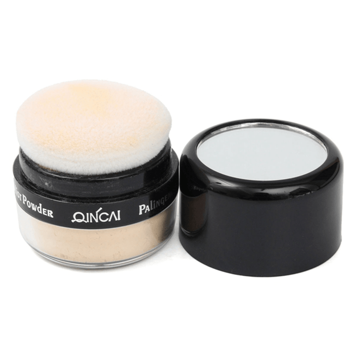 Oil-Control Face Loose Powder Makeup Smooth Long Lasting Natural Mineral Concealer Foundation - Trendha