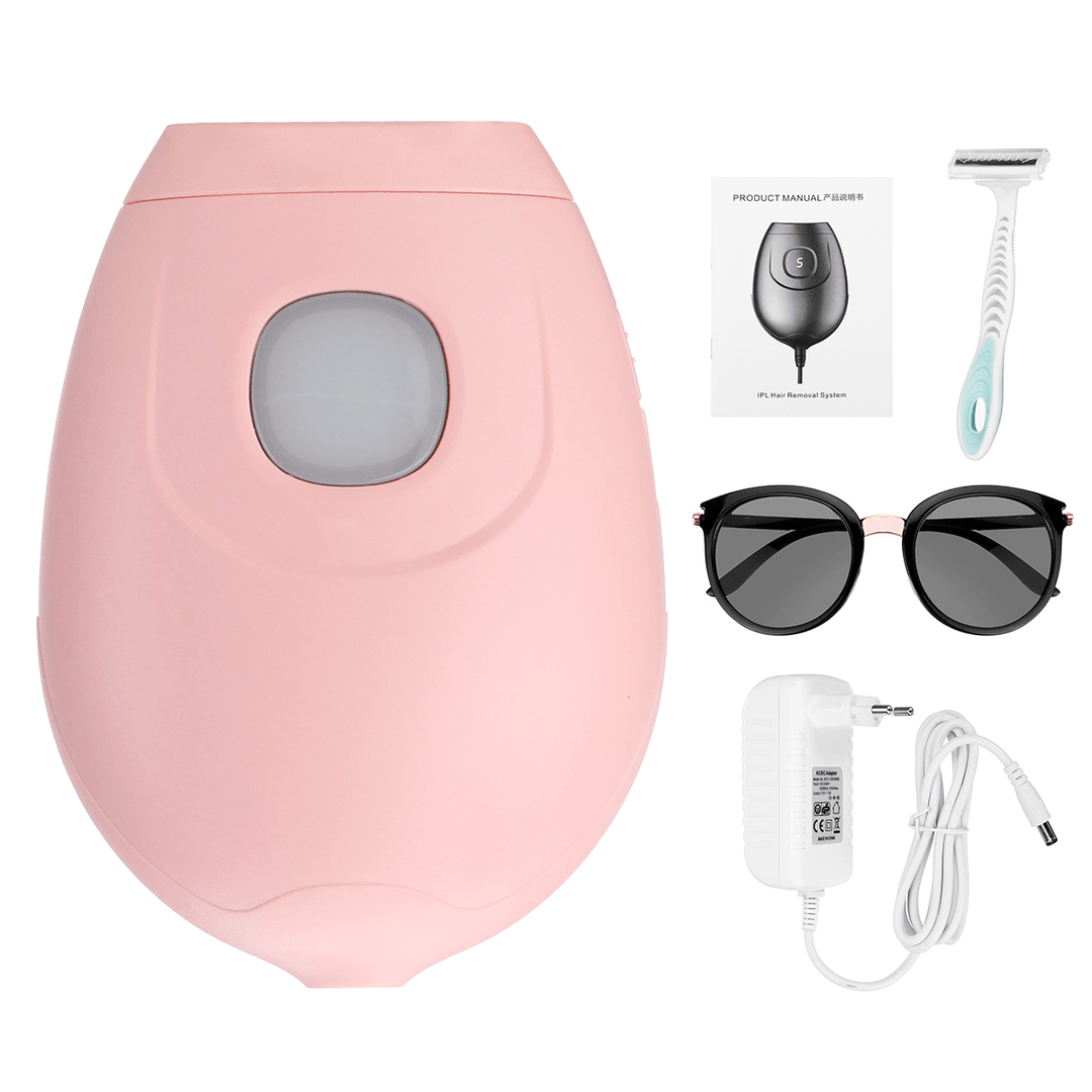 5 Levels LED Screen IPL Laser Pulses Epilator Hair Removal Body & Face Skin Home Device - Trendha