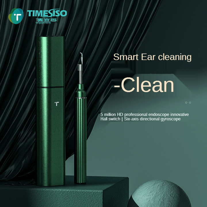 TIMESISO P40 High Definition Visual Ear Spoon Cleaning Endoscope Cleaner Ear Wax Removal Ear Care 3.9MM Camera - Trendha