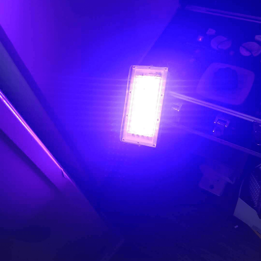 110/220V 50W UV LED Germicidal Flood Light Ozone Sterilizer IP65 Waterproof Home Kitchen Bedroom Bacterium Mite Killer Ultraviolet Hnaging Lamp - Trendha