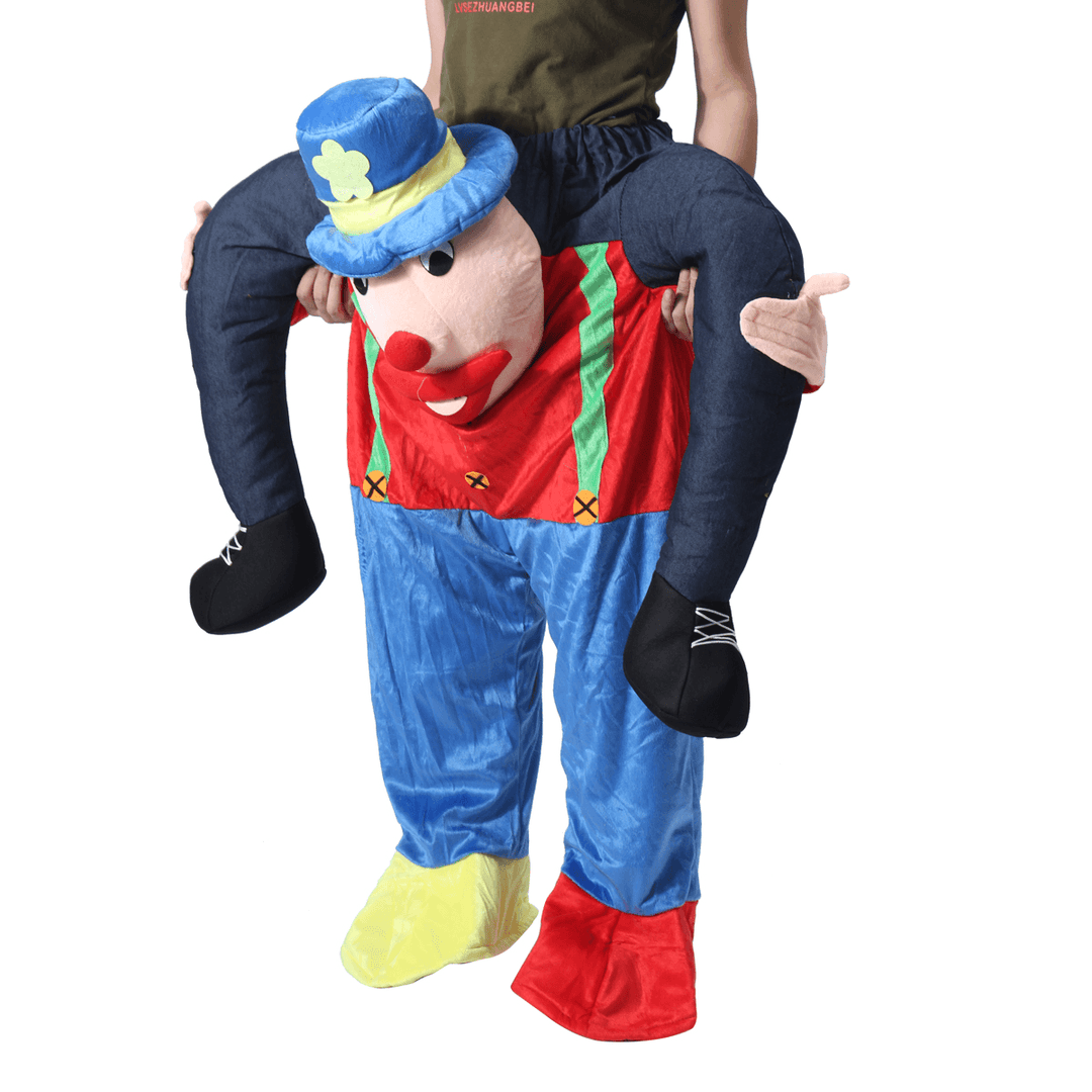 Hallowen Christmas Shoulder Carry Me Buddy Ride on a Shoulder Piggy Back Piggy Ride-On Fancy Dress Adult Party Costume Outfit - Trendha