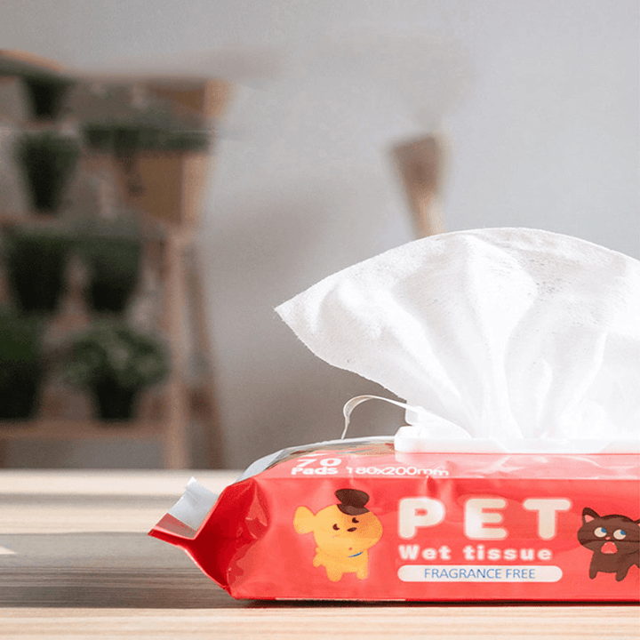 70 Pieces Pet Special Wipes Cats and Dogs Wipes Clean Pet Wipes Summer Puppy Supplies - Trendha