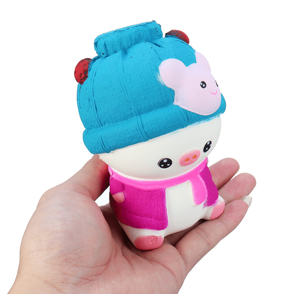11.5*8*6CM Squishy Baby Pig Slow Rising Toy Toy Gift Phone Bag Pendant - Trendha