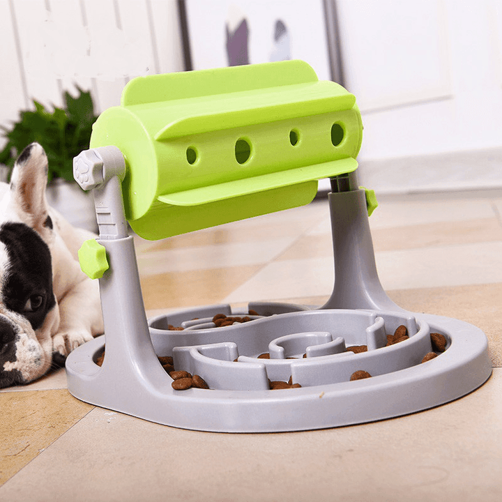 Roller Feeder Pet Trainer Interactive Toy Feeder Dog Cat Slow Eating Training Tool - Trendha