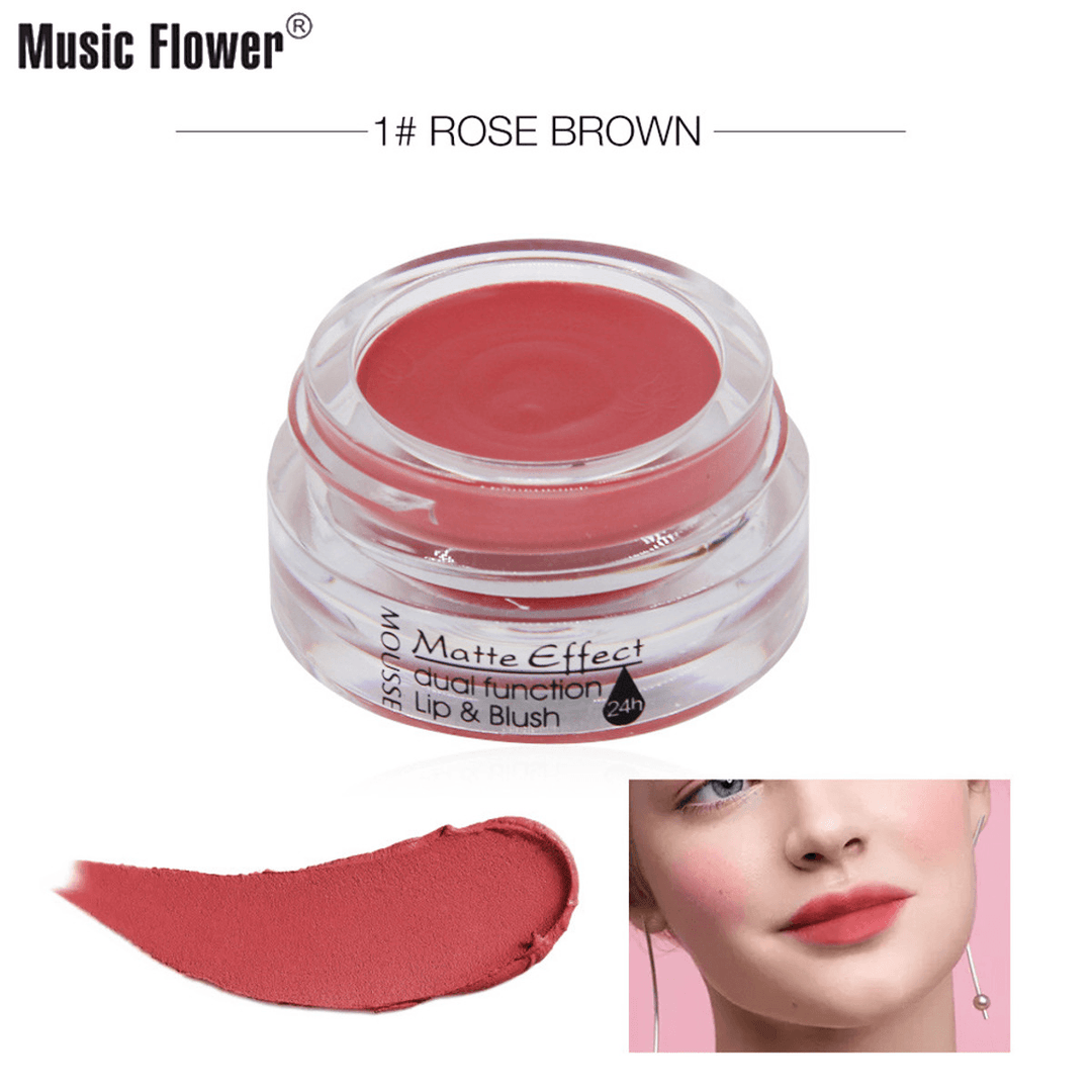 Music Flower Music Flower Matte Smooth Mousse Lip Blush Makeup Blush M4007 - Trendha