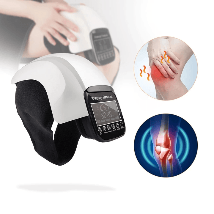 Electric Infrared Heating Knee Massager Air Pressure& Vibration Physiotherapy Instrument Knee Massage Rehabilitation Pain Relief - Trendha