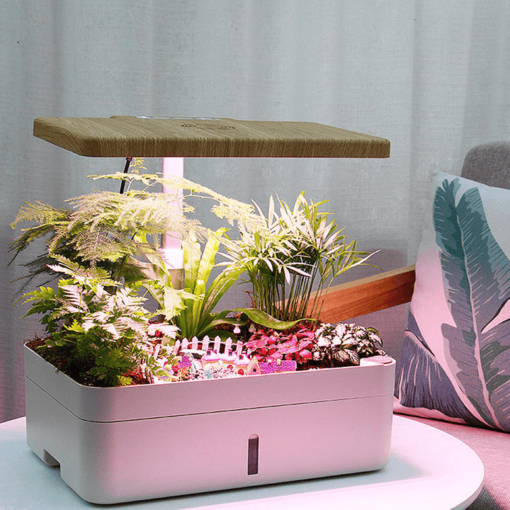 110-240V Indoor Intelligent Hydroponic Planting Box Soilless Cultivation Equipment LED Fill Light Vegetable Planting Machine Nursery Flower Pot - Trendha