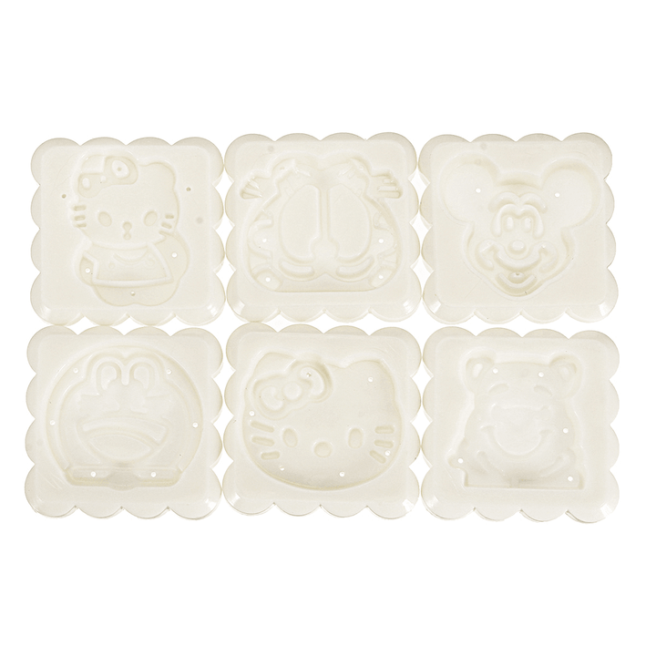 4 Sets Mooncake Pastry Press Mold 100G 50G DIY Flower Pattern Mould Decor W/ 20 Stamps round Square - Trendha