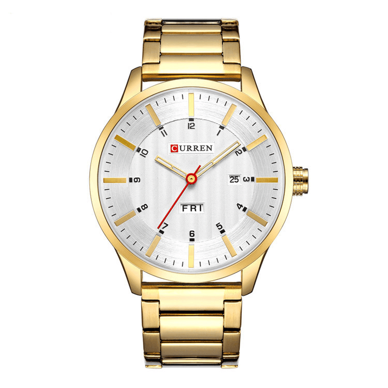 CURREN 8316 Waterproof Business Style Men Wrist Watch Calendar Quartz Watches - Trendha