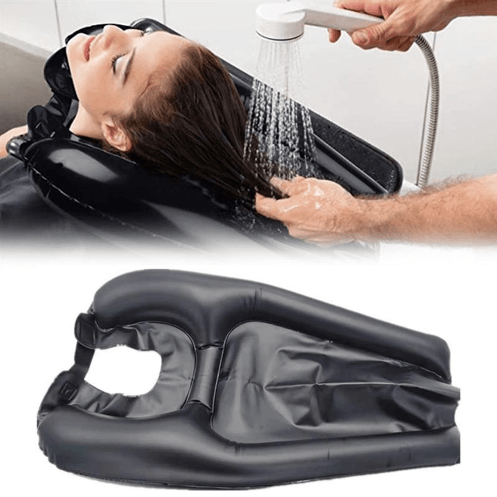 Inflatable Hair Washing Basin Portable PVC Shampoo Basin Quickly Hair Washing Basin for Women Disable People - Trendha