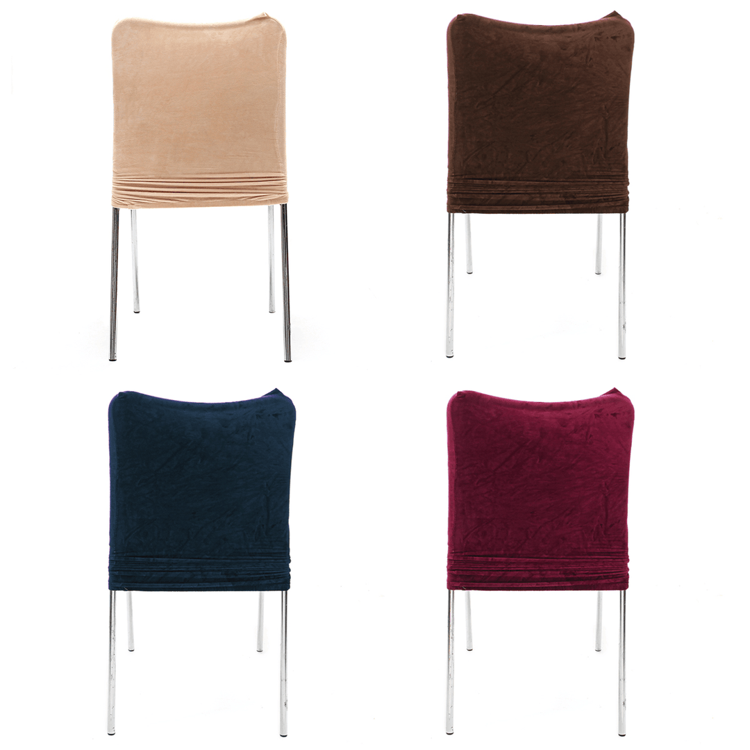 2Pcs/1Set Chair Seat Covers Farley Short Plush Universal Elastic Stretch Washable - Trendha