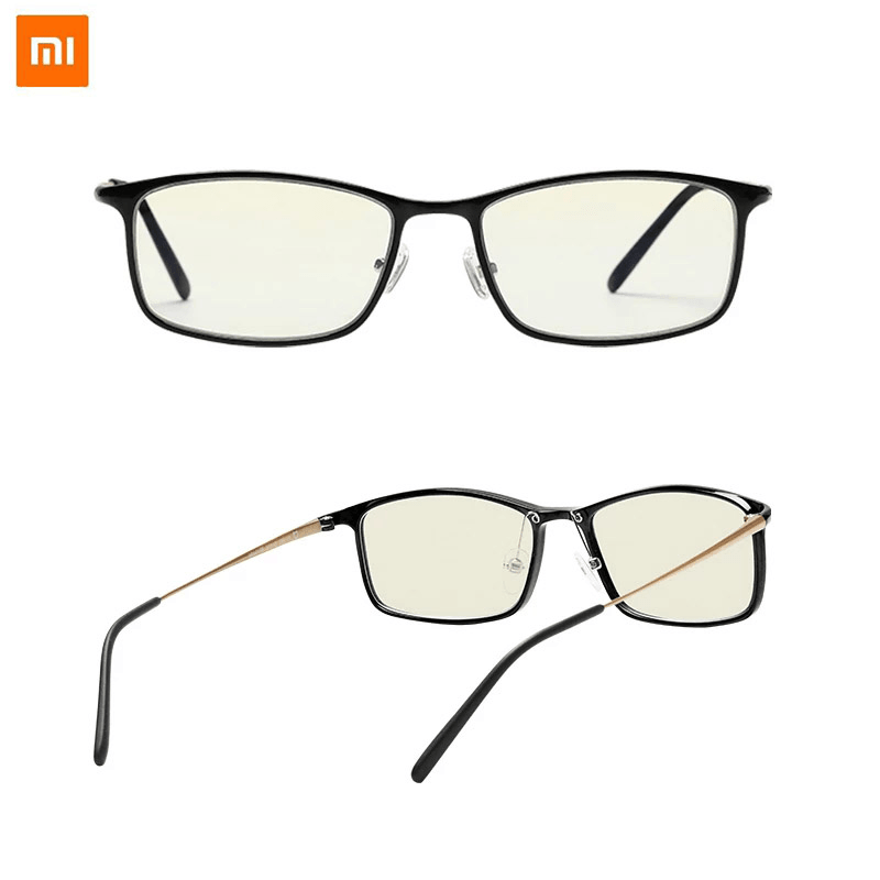 Xiaomi Mijia Anti-Blue Glasses 40% Blocking Rate UV Fatigue Proof Eye Protector Xiaomi Mi Home anti Blue Ray Protective Goggles Glasses - Black - Trendha