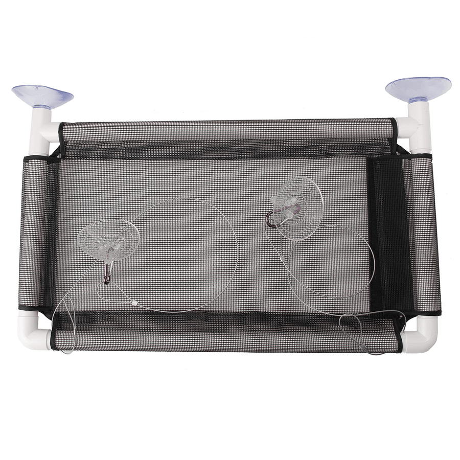 Aoerya Cat Hammock Load 35KG Machine Washable Skin-Friendly Hanging Bed-Canvas/Grid - Trendha