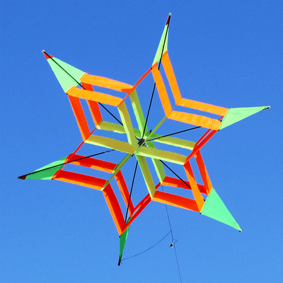3D Colorful Flower Kite Single Line Outdoor Sports Toy Light Wind Flying Kids - Trendha