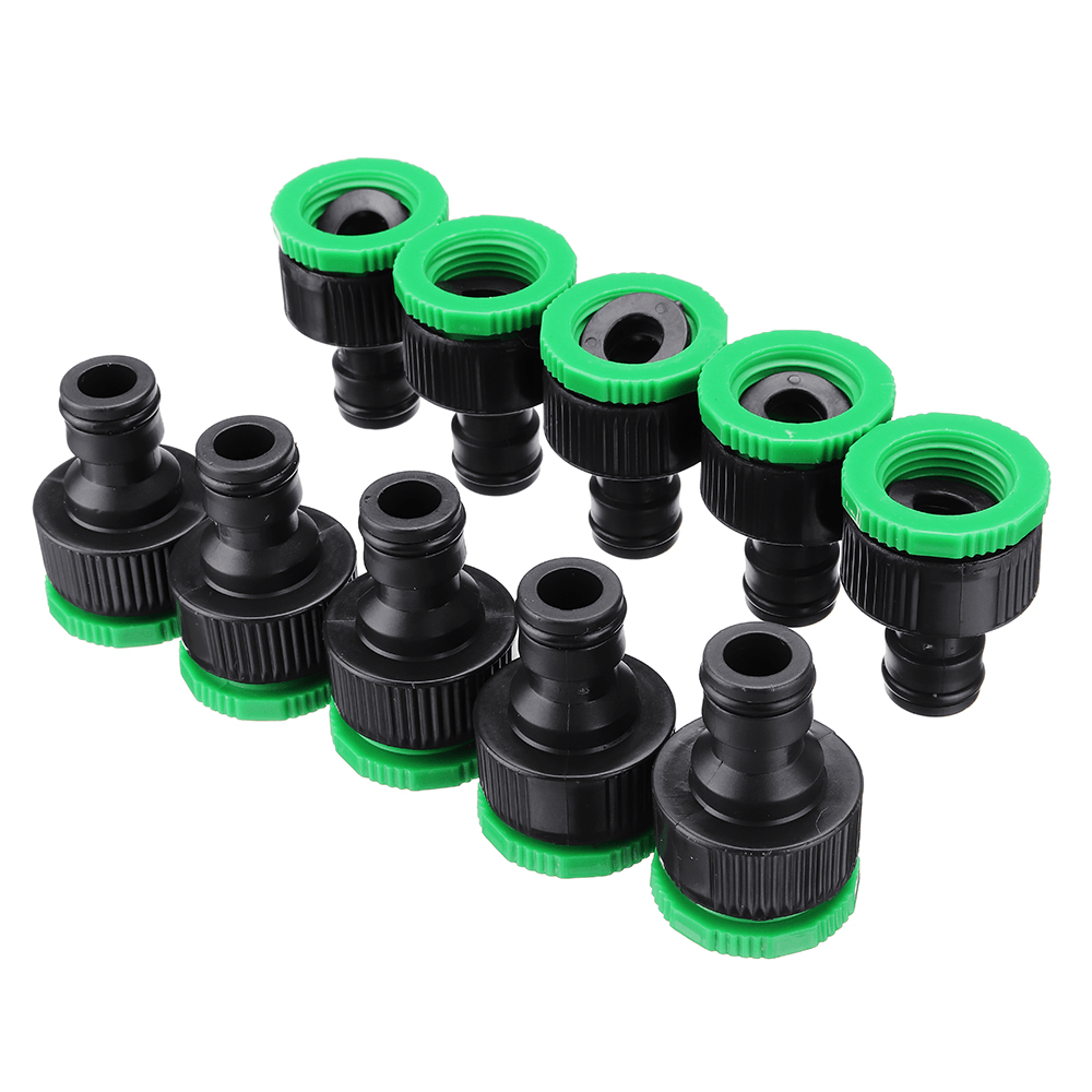10Pcs 1/2 & 3/4 Inch Faucet Adapter Female Washing Machine Water Tap Hose Quick Connector Garden Irrigation Fitting - Trendha