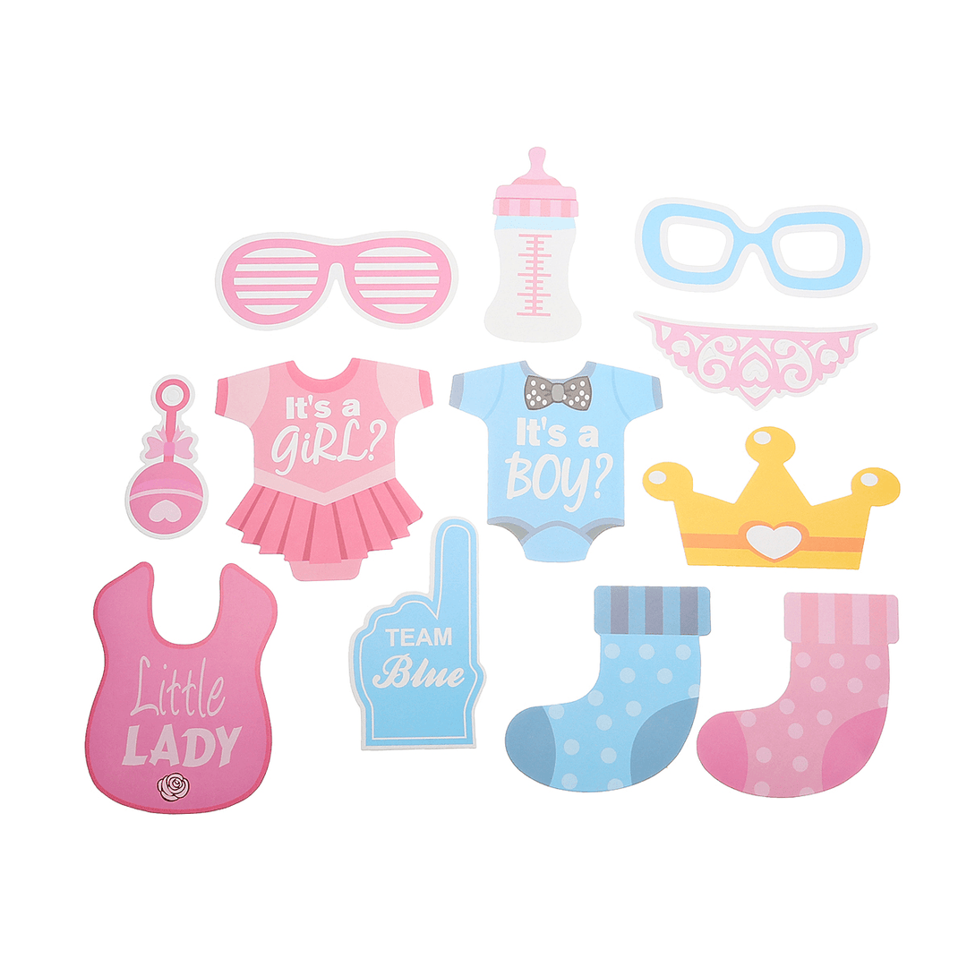 Gender Reveal Party Supplies Set Foil Latex Confetti Balloons Baby Shower Decor for Party Supplies Decoration - Trendha