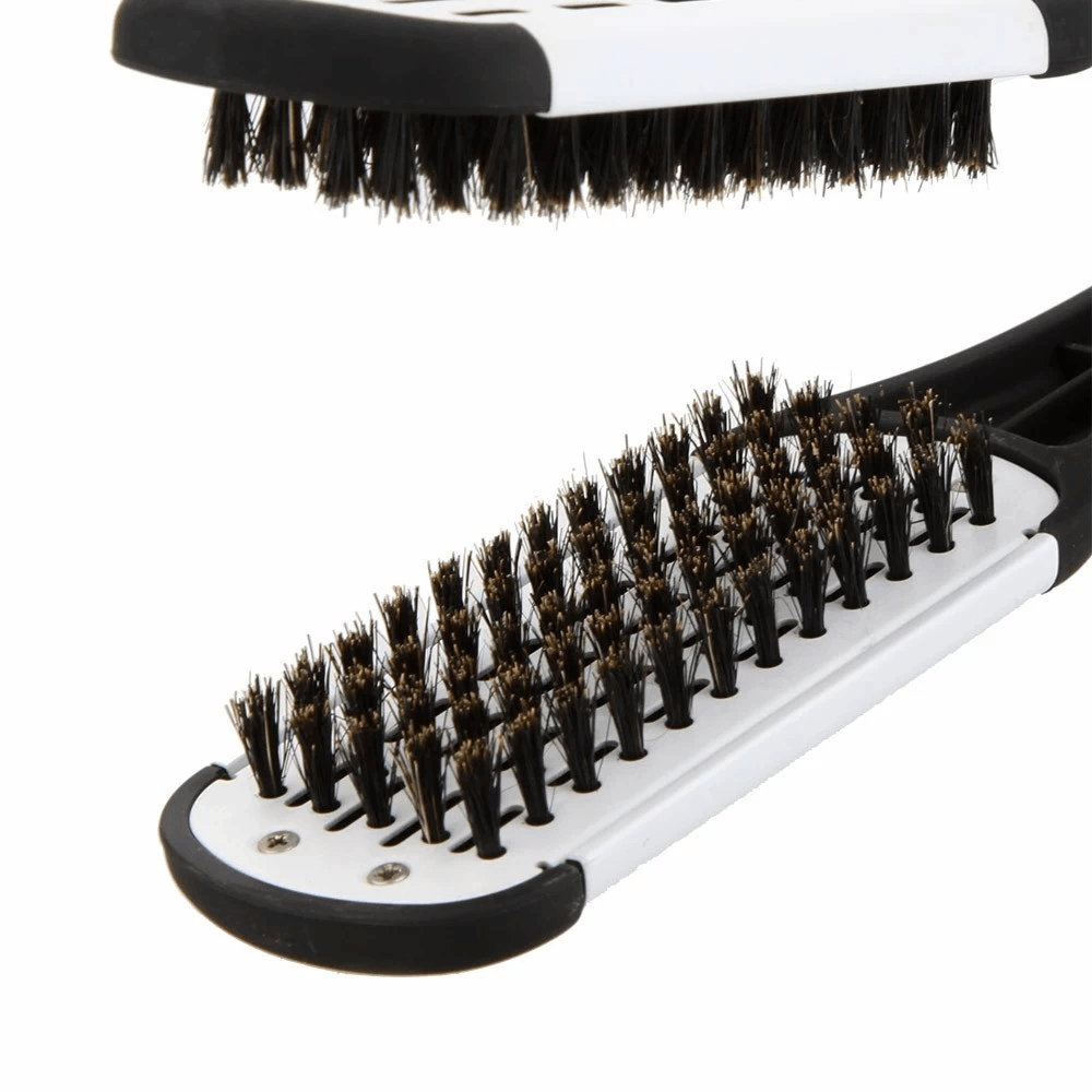 Hair Straightener Professional Hairdressing Tool Duplex Brush Hair Straightening Clamp - Trendha
