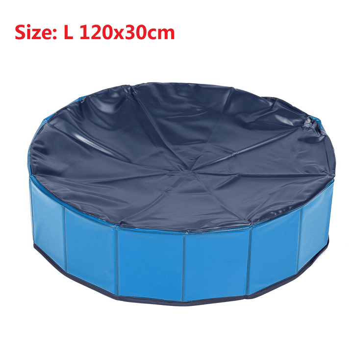 Dog Foldable Swimming Pool Bath Tub Portable Outdoor Home Cat Puppy Pet Washer - Trendha