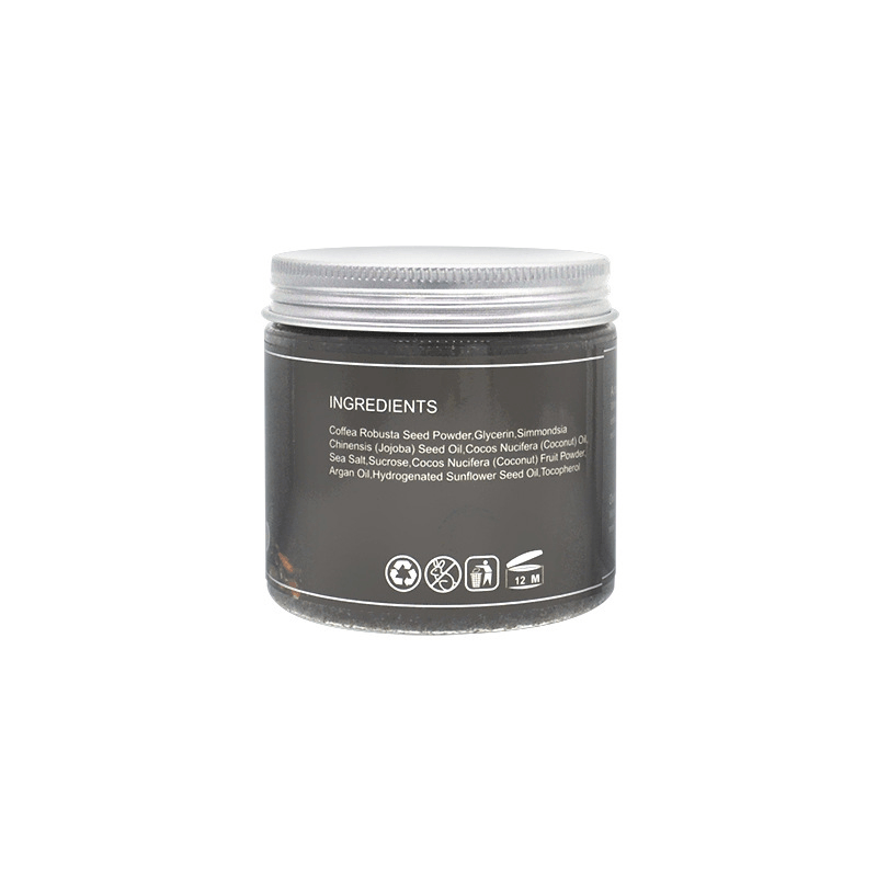 200Ml Coffee Exfoliating Deep Skin Cleanse Bath Salt Whitening Skin Scrub Skin Care Product Massager Accessories - Trendha