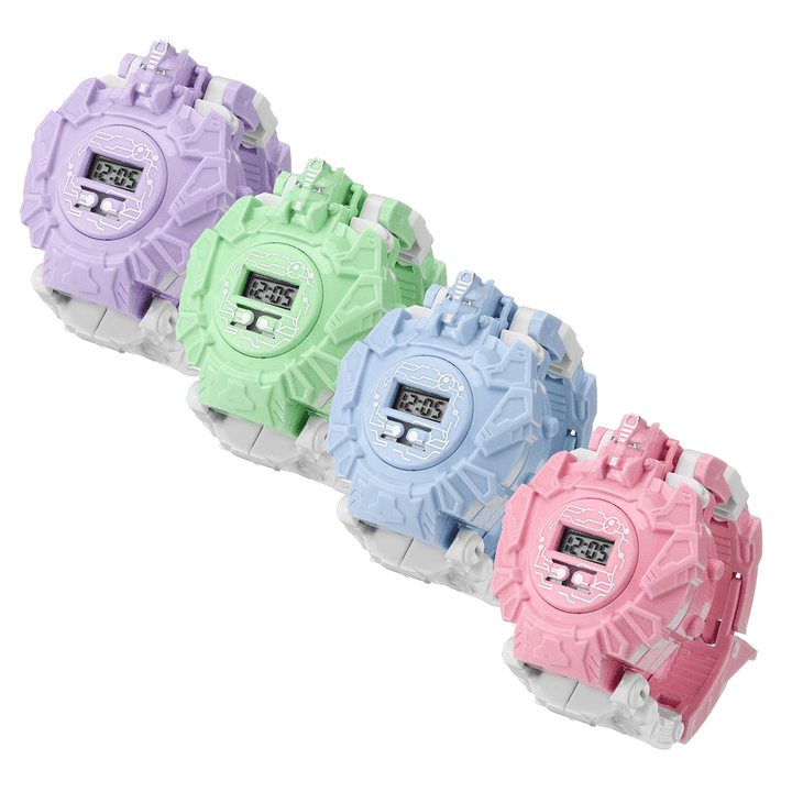 Children'S Electronic Multi-Color Deformation Novelties Watch Toys for Kids Gift - Trendha