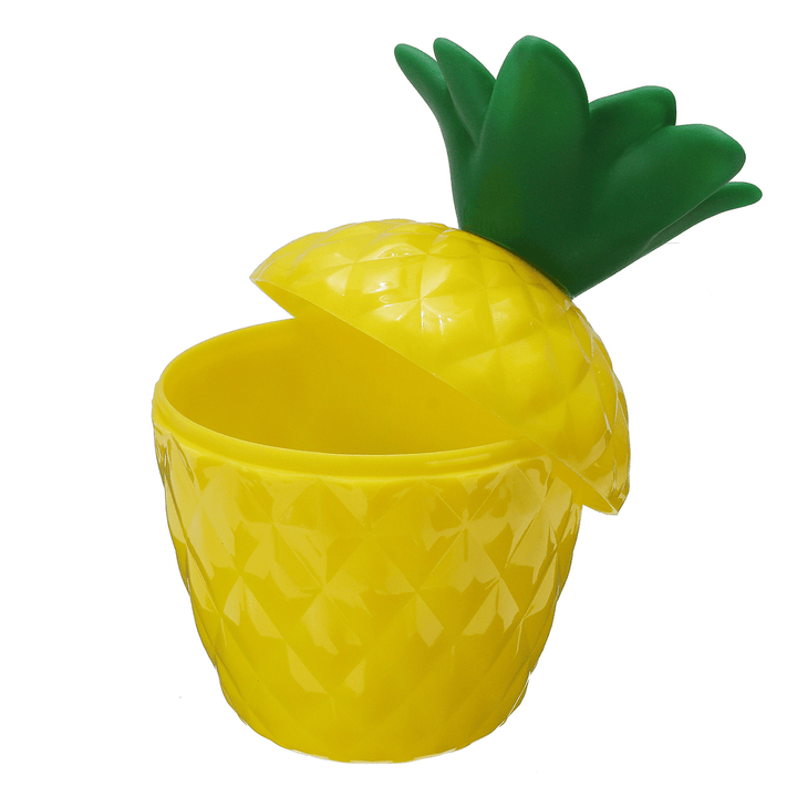 12Pcs Plastic Coconut Pineapple Cup W/ Straw Tropical Hawaiian Luau Hula Beach Pool Party Cup Decor - Trendha