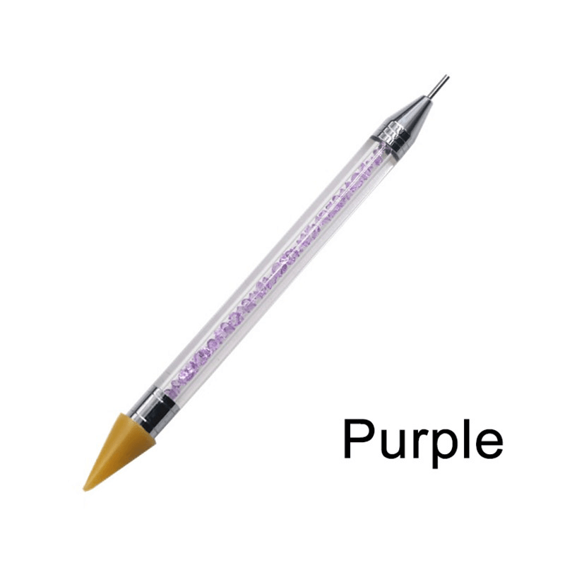 Dual-Headed Nail Rhinestone Picker Wax Pen Manicure Tools Dotting Pencil Decoration - Trendha