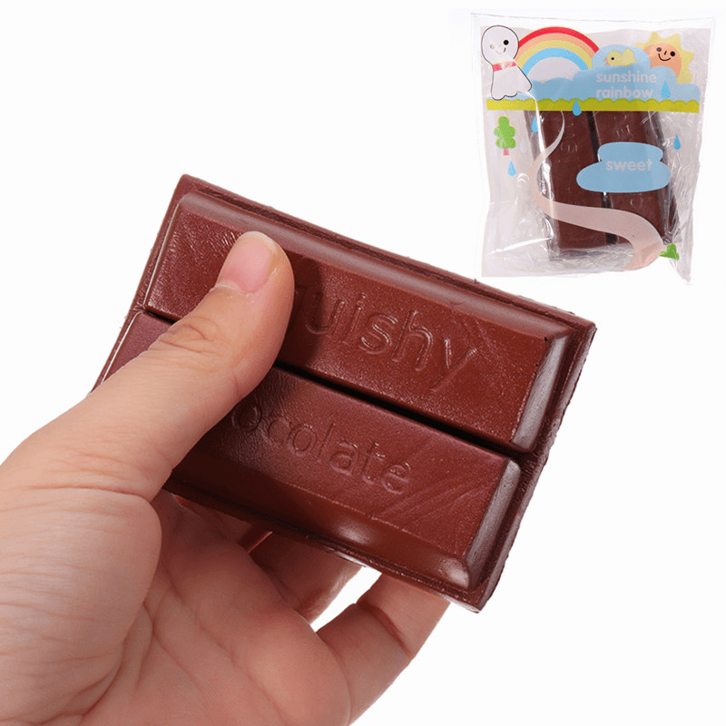 Yunxin Squishy Chocolate 8Cm Sweet Slow Rising with Packaging Collection Gift Decor Toy - Trendha