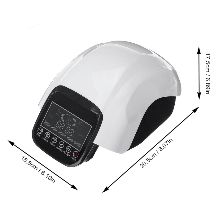 Electric Knee Massager Infrared Heating Vibration Airbag Massage Rehabilitation Pain Relief Device - Trendha