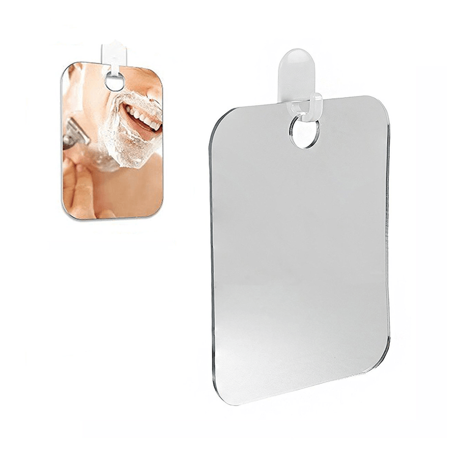 BR-86 Portable Shaving Shower Mirror Anti-Fog Shower Mirror for Bathroom and Travel - Trendha
