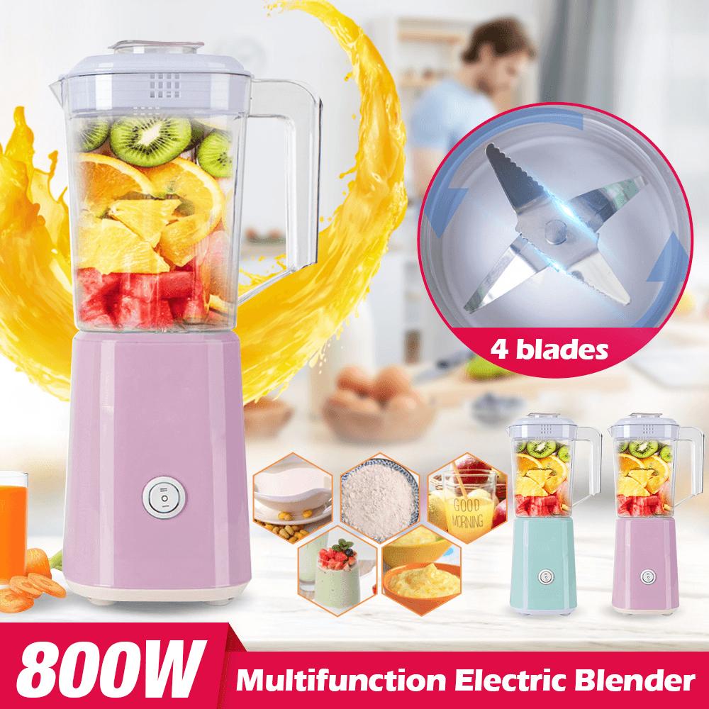Tingbar QY-SOS 2 in 1 Portable Mini Juicer 220V 250W Blender Shaker Vegetable Fruit Mixer for Kitchen - Trendha
