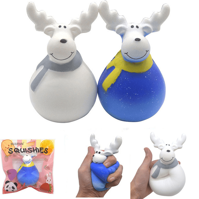 IKUURANI Elk Galaxy Squishy 13*8.5*8CM Licensed Slow Rising with Packaging Soft Toy - Trendha