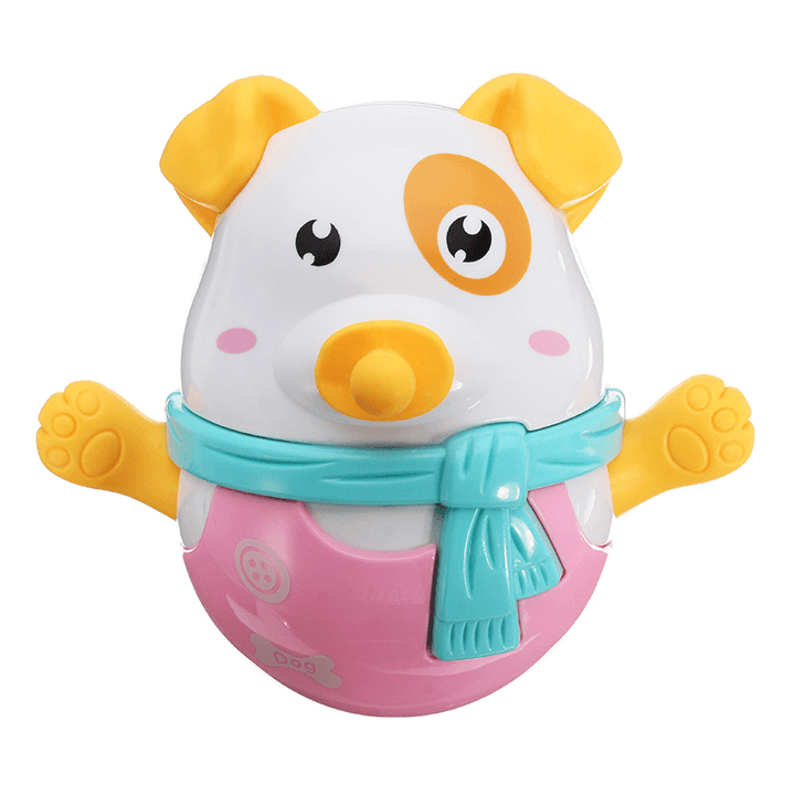 Tumbler Doll Baby Toys 3 Months with Shaking Nod Function Swe Learning Education Toys Gifts - Trendha