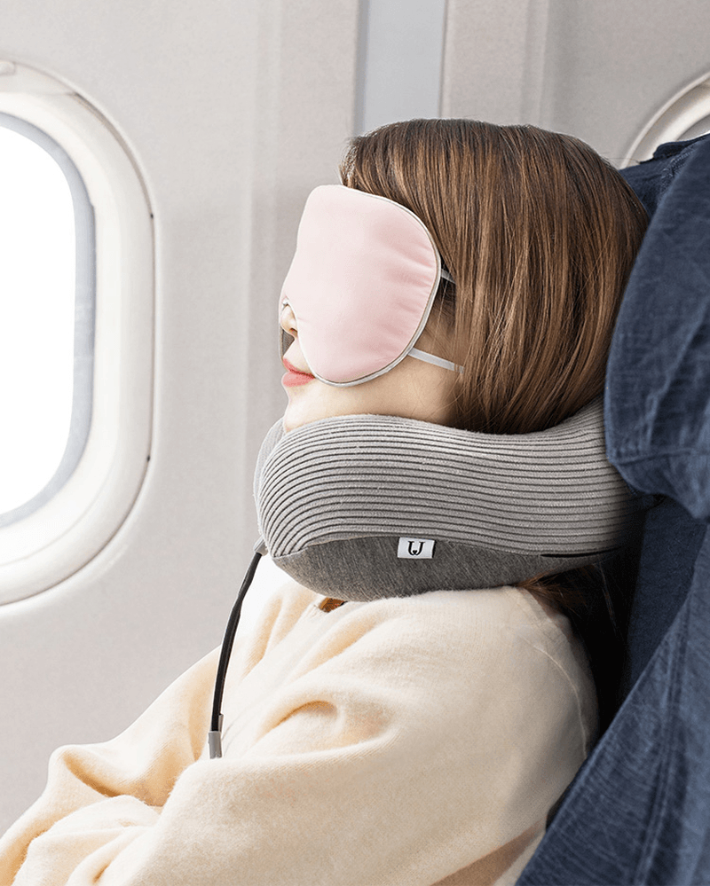 Jordan&Judy Sleeping Eye Mask Comfortable Eye Shade Travel Nap Cover Blindfold Adjustable with 2 Side Function - Trendha