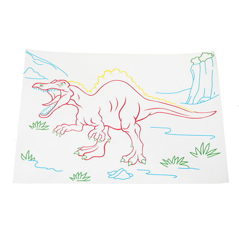 3D Magic Flashing Drawing Board Dinosaur Game for Kids Children Educational Christmas Gift Toys - Trendha